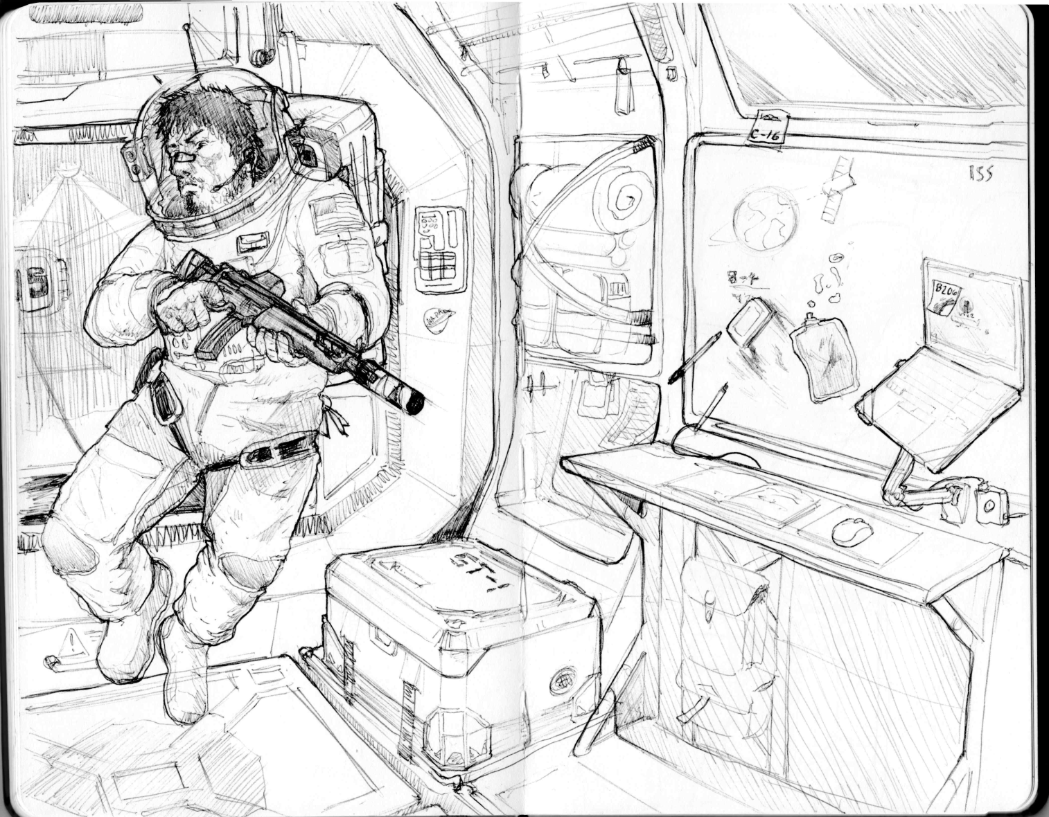 ISS sketch